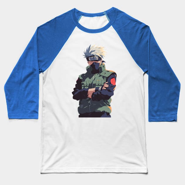 kakashi Baseball T-Shirt by sample the dragon